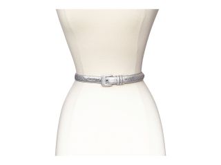 Lodis Accessories Healdsburg Square Covered Buckle Pant Belt Womens Belts (Silver)