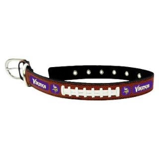 Minnesota Vikings Classic Leather Medium Football Collar