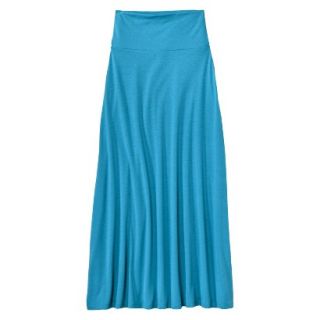 Mossimo Supply Co. Juniors Foldover Maxi Skirt   Portal Blue XL(15 17)