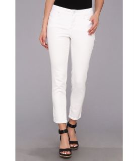 Christopher Blue Joan Long Crop in White Womens Jeans (White)