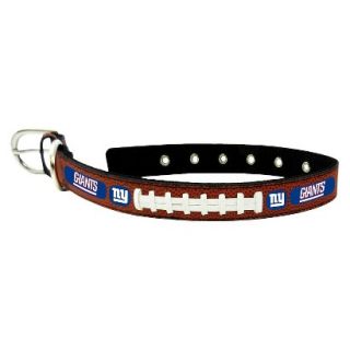 New York Giants Classic Leather Medium Football Collar