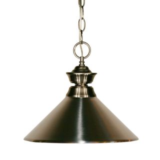 Pewter Pendant With Brushed Nickel Lights