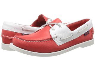 Sebago Spinnaker Womens Lace up casual Shoes (Red)