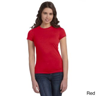 Bella Bella Womens Poly Cotton Short Sleeve T shirt Red Size M (8  10)