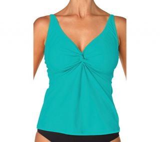 Womens Sunsets Underwire Twist Tankini   Tropical Teal Separates