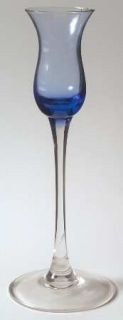 Lenox Gems Blue Single Light Candlestick   Sapphire Blue Bowl, Clear Stem