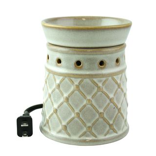 Morgan Childs Electric Fragrance Wax / Candle Warmer With 3 Different Wax Scents   Mango Peach, French Vanilla And Fresh Apple