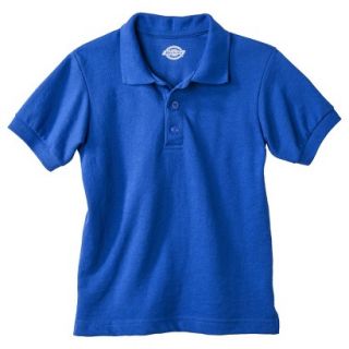 Dickies Boys School Uniform Short Sleeve Pique Polo   Blue 7