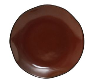 Tuxton 11 5/8 Round Ceramic Plate   Red Rock