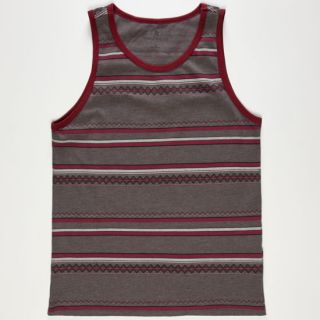 Zig Zag Boys Tank Charcoal In Sizes Small, Medium, Large, X Large Fo