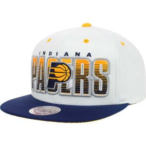 Indiana Pacers Mitchell and Ness NBA Home Stand Snapback Cap