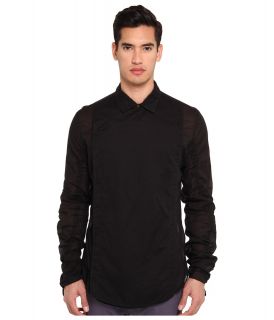 Vivienne Westwood MAN Garment Dye Voile Shirt Mens Clothing (Black)