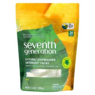 Seventh Generation Natural Dishwasher Detergent Packs   Lemon (12.6 oz)