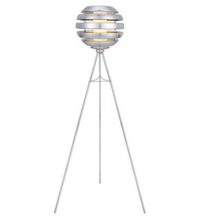 Mercur 1 Light Floor Lamps in Brushed Aluminum 88298A