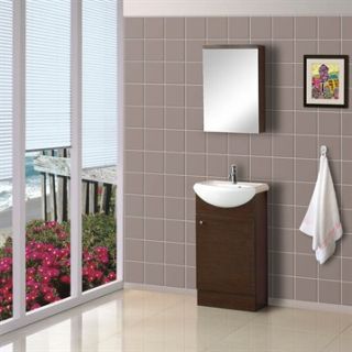 Bath Authority DreamLine 18 Floor Standing Modern Bathroom Vanity with Counter