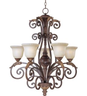 Beaumont 5 Light Chandeliers in Golden Fawn 24105CFGF