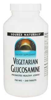 Source Naturals   Vegetarian Glucosamine 750 mg.   240 Tablet(s)