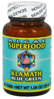 Klamath   Blue Green Algae Superfood 400 mg.   60 Tablets
