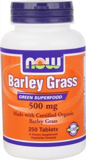 NOW Foods   Barley Grass 500 mg.   250 Tablets