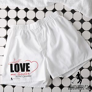 Personalized Boxer Shorts   Love Me Tender