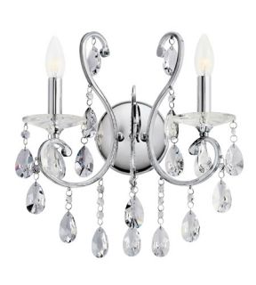 Marcalina 2 Light Wall Sconces in Chrome 6013CH