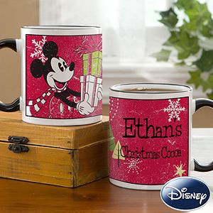 Personalized Mickey Mouse Christmas Coffee Mug