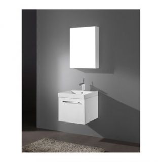 Madeli Arezzo 20 Bathroom Vanity   Glossy White
