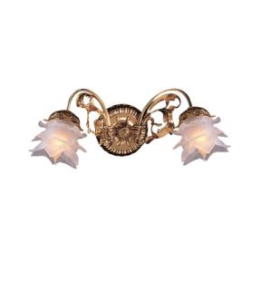Cecile 2 Light Wall Sconces in Olde Brass 462 OB L