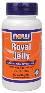 NOW Foods   Royal Jelly 1000 mg.   60 Softgels
