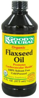 Good N Natural   Organic Flaxseed Oil   16 oz.