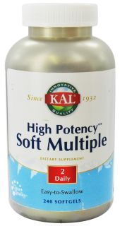 Kal   High Potency Soft Multiple   240 Softgels