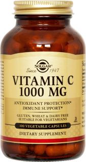Solgar   Vitamin C 1000 mg.   100 Vegetarian Capsules