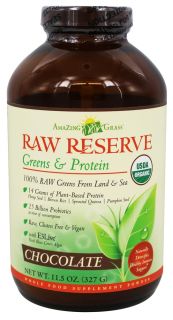 Amazing Grass   Raw Reserve Greens & Protein Chocolate   11.5 oz.