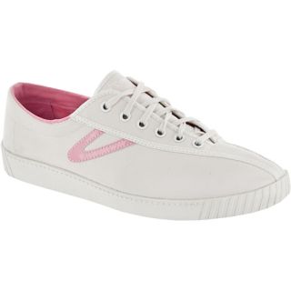 Tretorn Nylite Canvas Tretorn Womens Tennis Shoes White/Pink