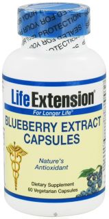 Life Extension   Blueberry Extract Capsules   60 Vegetarian Capsules