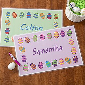 Personalized Easter Egg Placemat