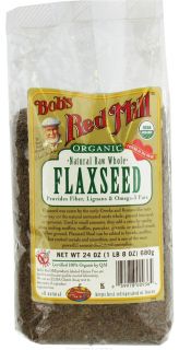 Bobs Red Mill   Organic Brown Flaxseeds   24 oz.