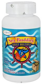 Enzymatic Therapy   Sea Buddies Daily Multiple Tropical Splash   60 Chewable Tablets