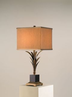 Killarny 1 Light Table Lamps in Antique Brass/Black 6901