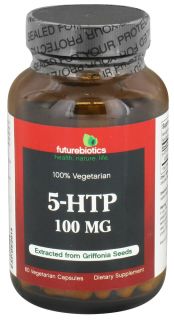 Futurebiotics   100% Vegetarian 5 HTP 100 mg.   60 Vegetarian Capsules