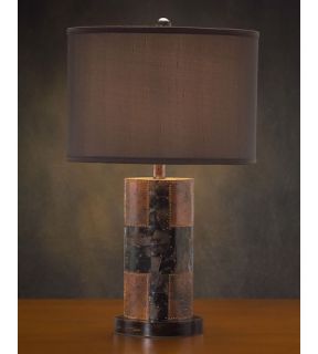 Portable 1 Light Table Lamps in Charcoal Brown AJL 0301