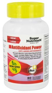 Super Nutrition   Antioxidant Power   60 Vegetarian Tablets