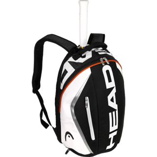 HEAD Tour Team Backpack Black/White/Orange HEAD Tennis Bags