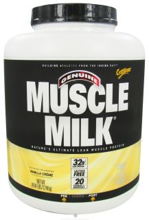 Cytosport   Muscle Milk Genuine Natures Ultimate Lean Muscle Protein Vanilla Creme   4.94 lbs.