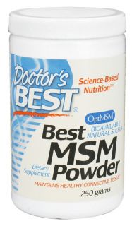 Doctors Best   Best MSM Powder   250 Gram(s)