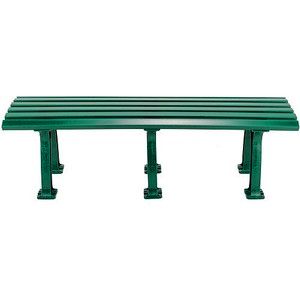 5 Polyethelene and PVC Bench   Green Tourna Court Equipt