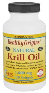 Healthy Origins   Natural Krill Oil 1000 mg.   120 Softgels