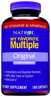 Natrol   My Favorite Multiple Original Multivitamin   180 Capsules