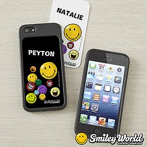 Personalized iPhone 5 Phone Case Insert   Smiley Face