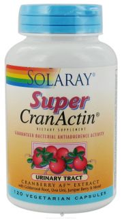Solaray   Super CranActin   120 Vegetarian Capsules